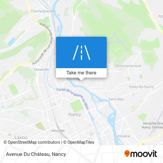Avenue Du Château map