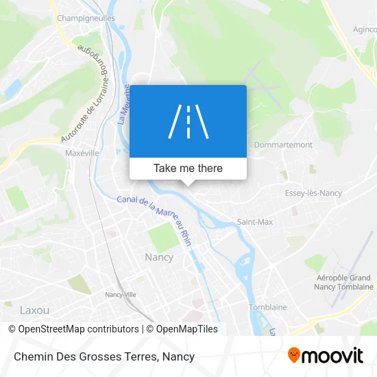 Chemin Des Grosses Terres map