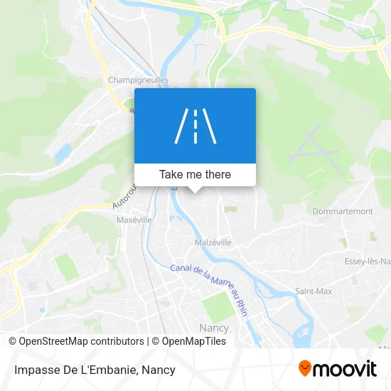 Impasse De L'Embanie map