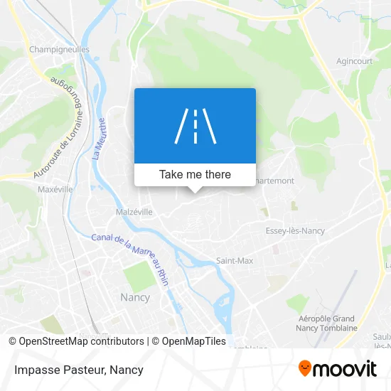 Impasse Pasteur map