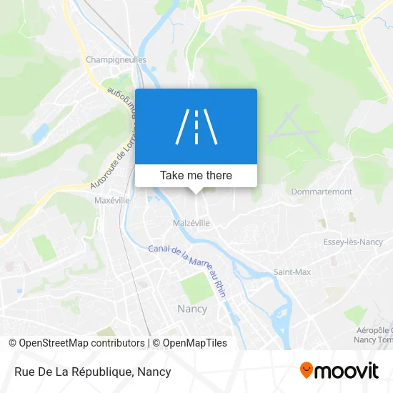 Rue De La République map