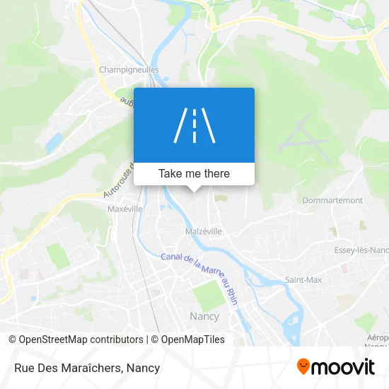 Rue Des Maraîchers map