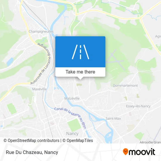 Mapa Rue Du Chazeau