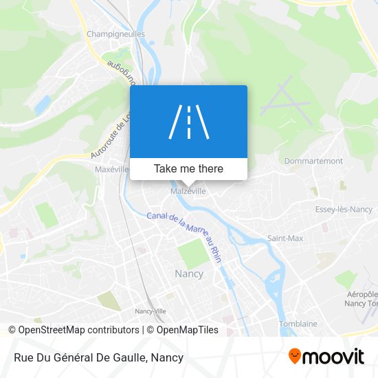 Rue Du Général De Gaulle map