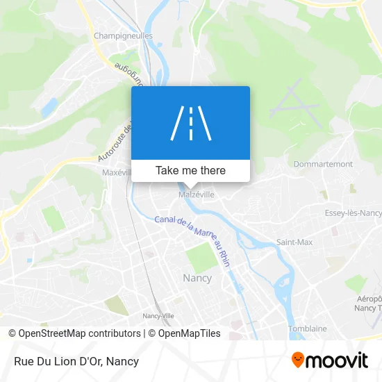 Rue Du Lion D'Or map