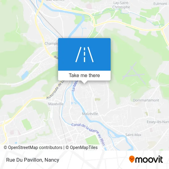 Mapa Rue Du Pavillon