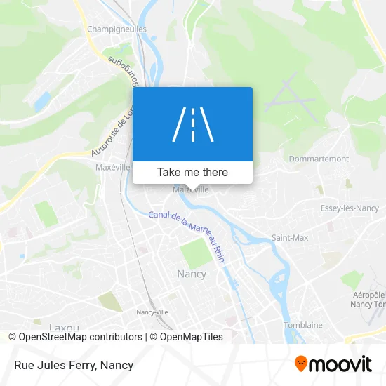 Rue Jules Ferry map