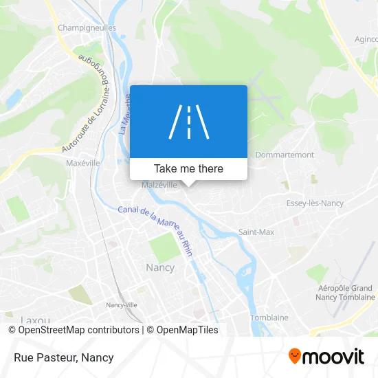 Rue Pasteur map