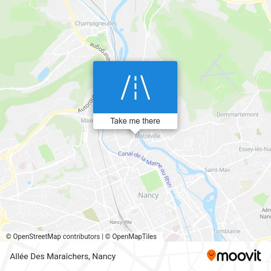 Allée Des Maraîchers map