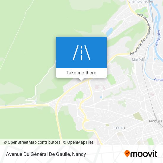 Mapa Avenue Du Général De Gaulle