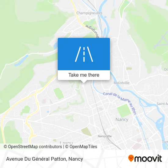 Avenue Du Général Patton map