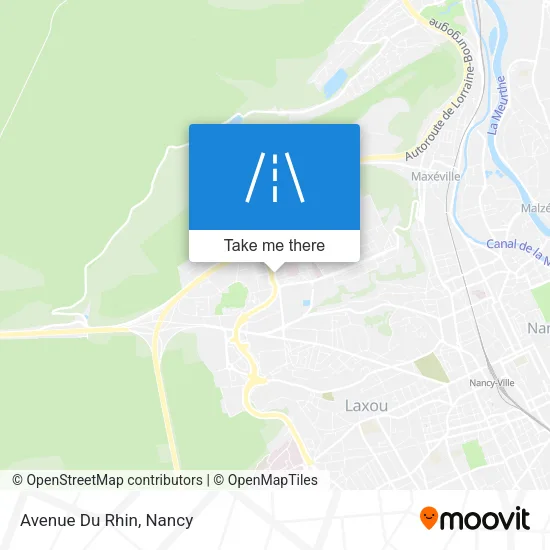 Avenue Du Rhin map