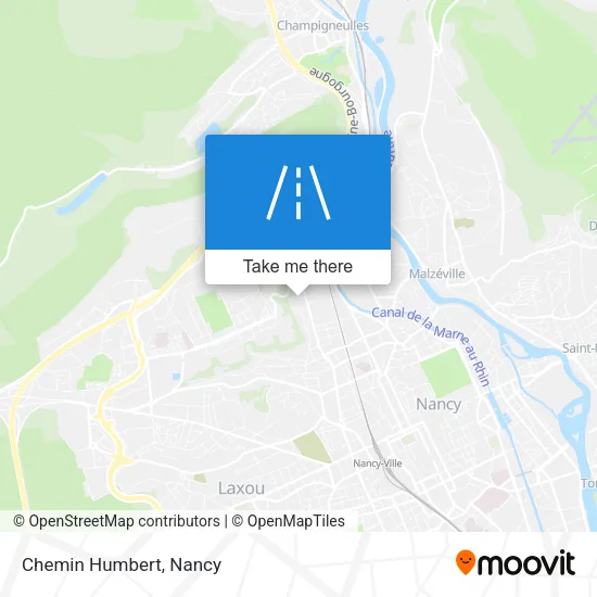 Chemin Humbert map