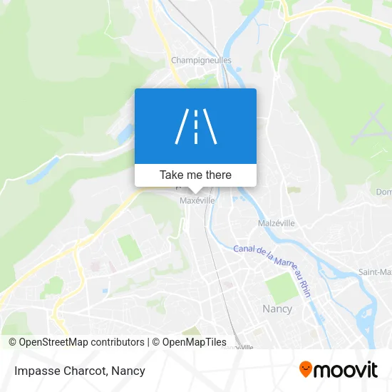 Impasse Charcot map