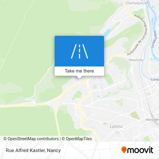 Rue Alfred Kastler map