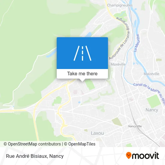 Rue André Bisiaux map