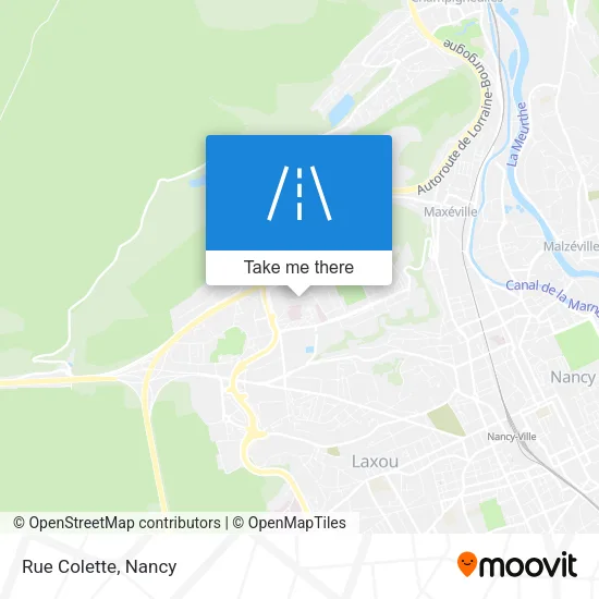 Rue Colette map