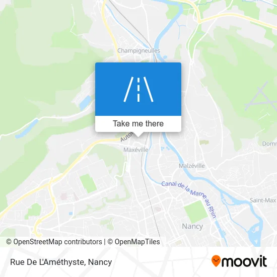 Rue De L'Améthyste map