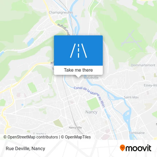 Rue Deville map