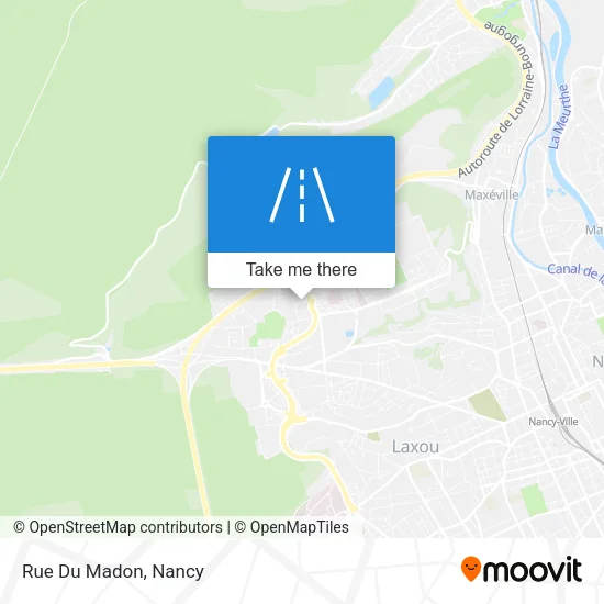 Rue Du Madon map