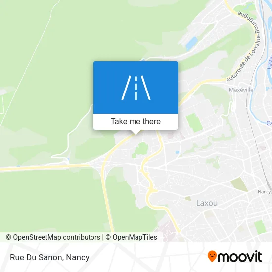 Rue Du Sanon map