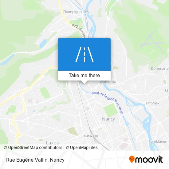 Rue Eugène Vallin map
