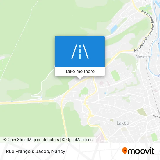 Rue François Jacob map