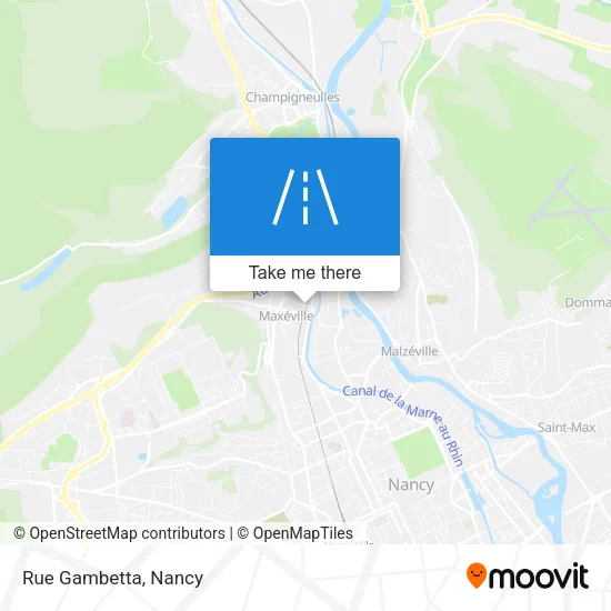 Rue Gambetta map