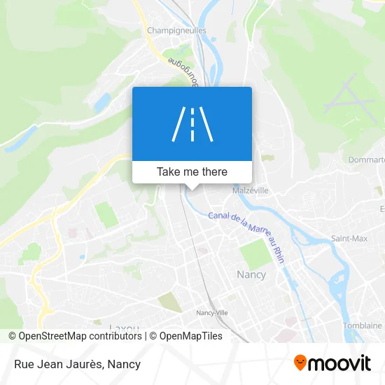 Rue Jean Jaurès map