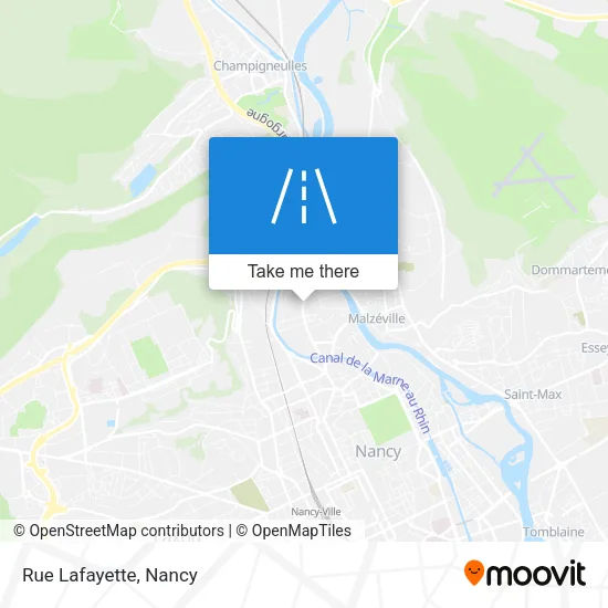 Rue Lafayette map