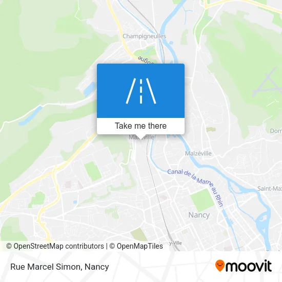 Rue Marcel Simon map