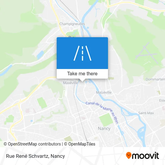 Rue René Schvartz map