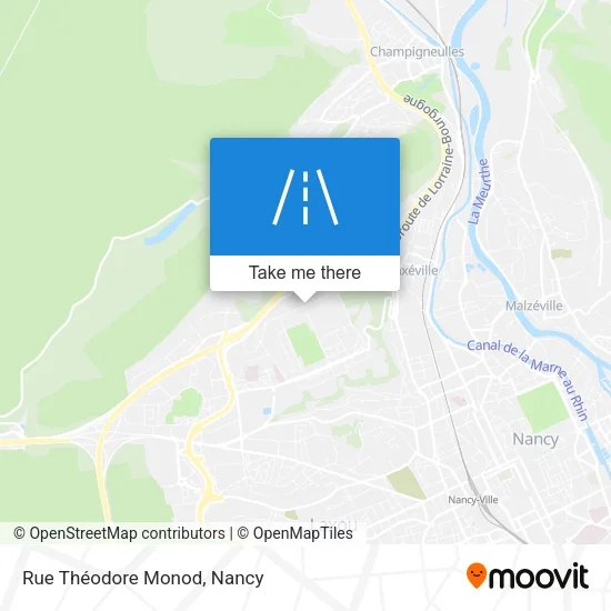 Rue Théodore Monod map