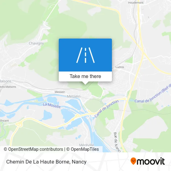 Chemin De La Haute Borne map