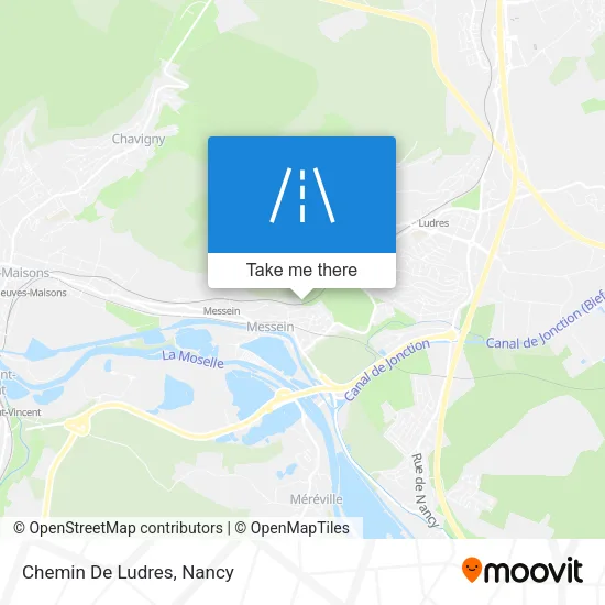 Chemin De Ludres map
