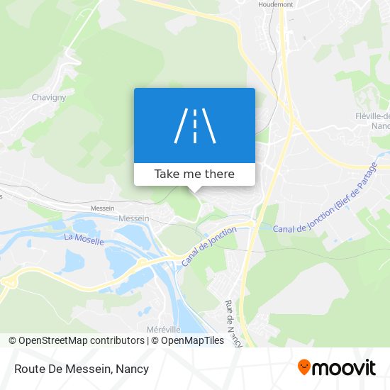 Route De Messein map
