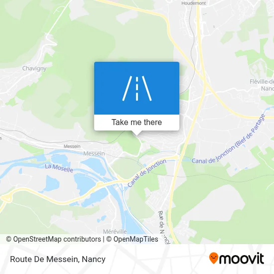 Route De Messein map