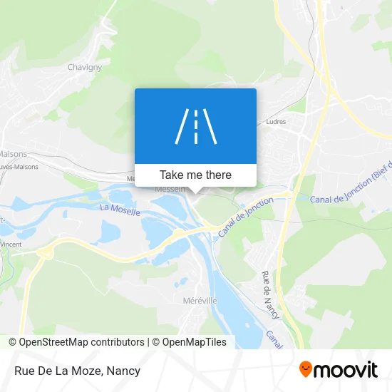 Rue De La Moze map