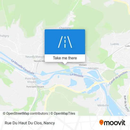 Rue Du Haut Du Clos map