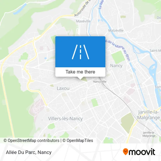 Allée Du Parc map