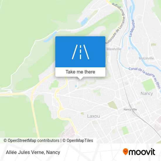 Allée Jules Verne map