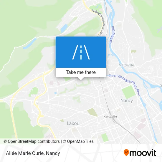 Allée Marie Curie map