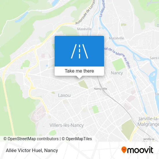 Allée Victor Huel map