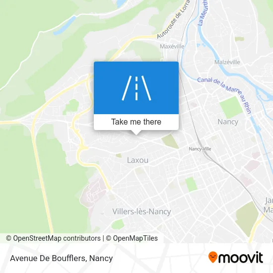 Avenue De Boufflers map