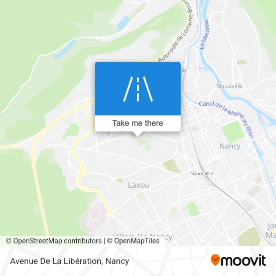 Avenue De La Libération map