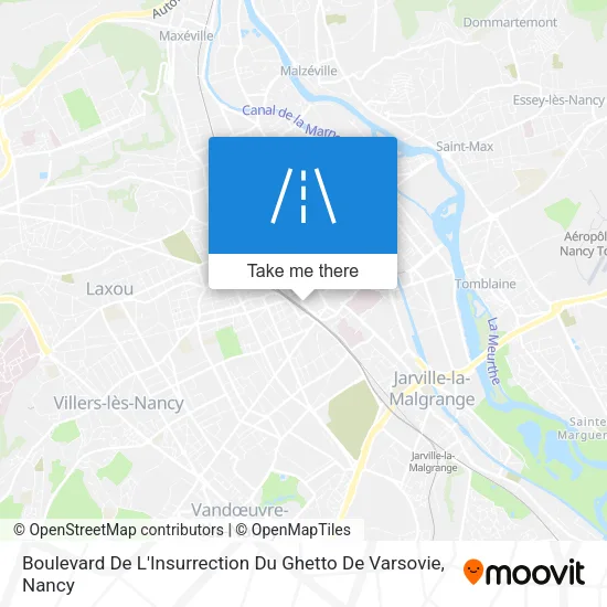 Boulevard De L'Insurrection Du Ghetto De Varsovie map