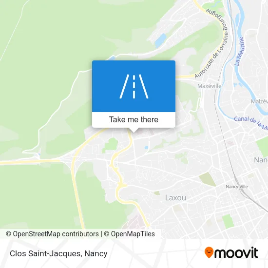 Clos Saint-Jacques map
