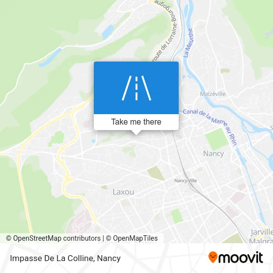 Impasse De La Colline map