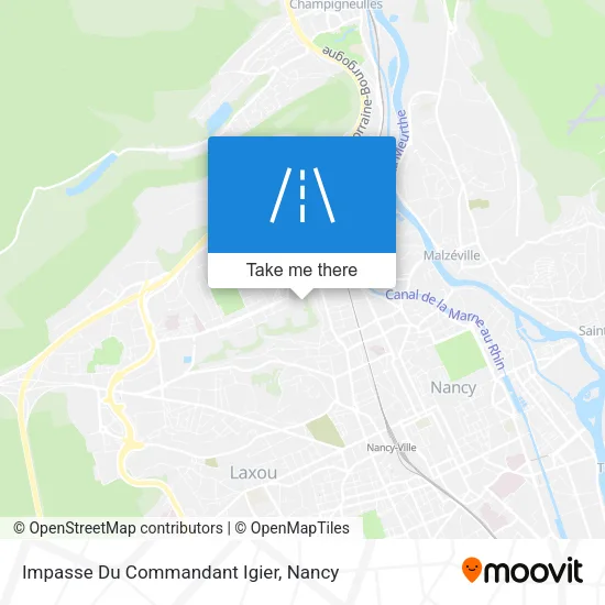 Impasse Du Commandant Igier map