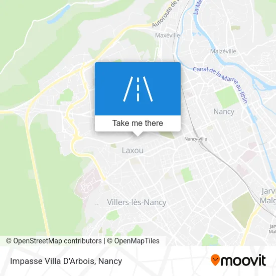 Impasse Villa D'Arbois map